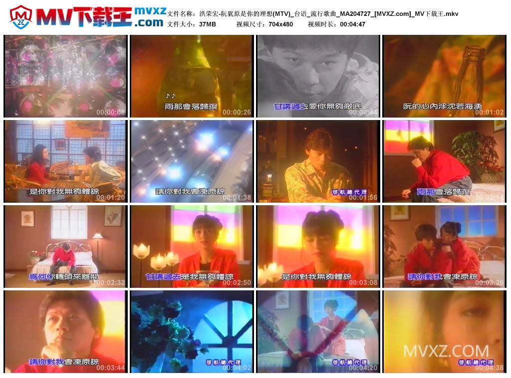 洪荣宏-阮犹原是你的理想(MTV)_台语_流行歌曲_MA204727